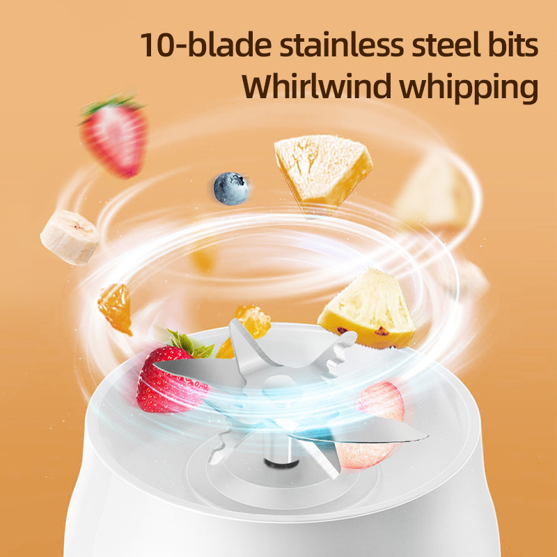 450ml Portable Blender 10 Blad - огляд і ціна Portable Blender Usb Rechargeable