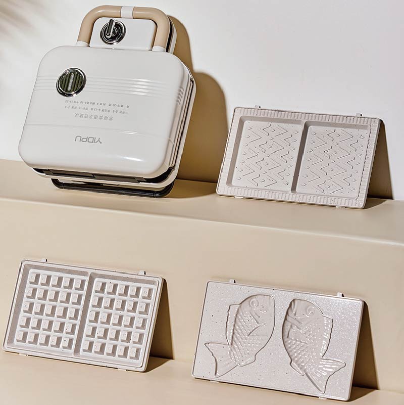 750W Electric Sandwich Maker M - огляд і ціна Mini Waffle Maker Machine