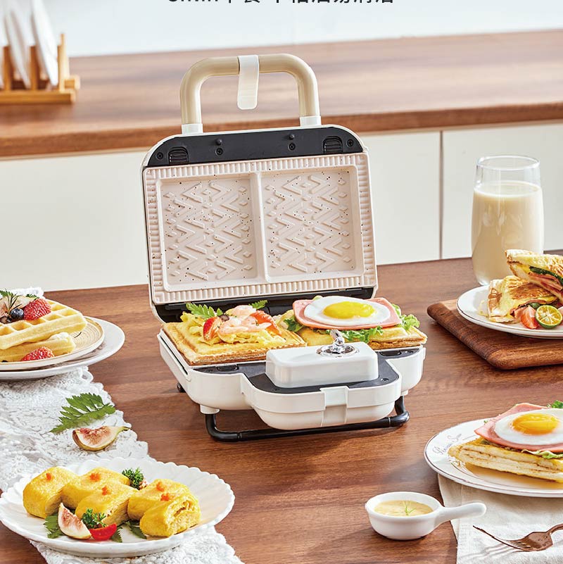 750W Electric Sandwich Maker M - огляд і ціна Mini Waffle Maker Machine