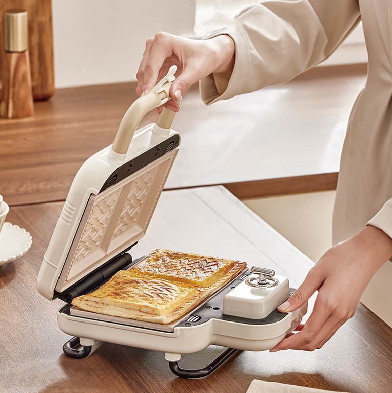 750W Electric Sandwich Maker M - огляд і ціна Mini Waffle Maker Machine