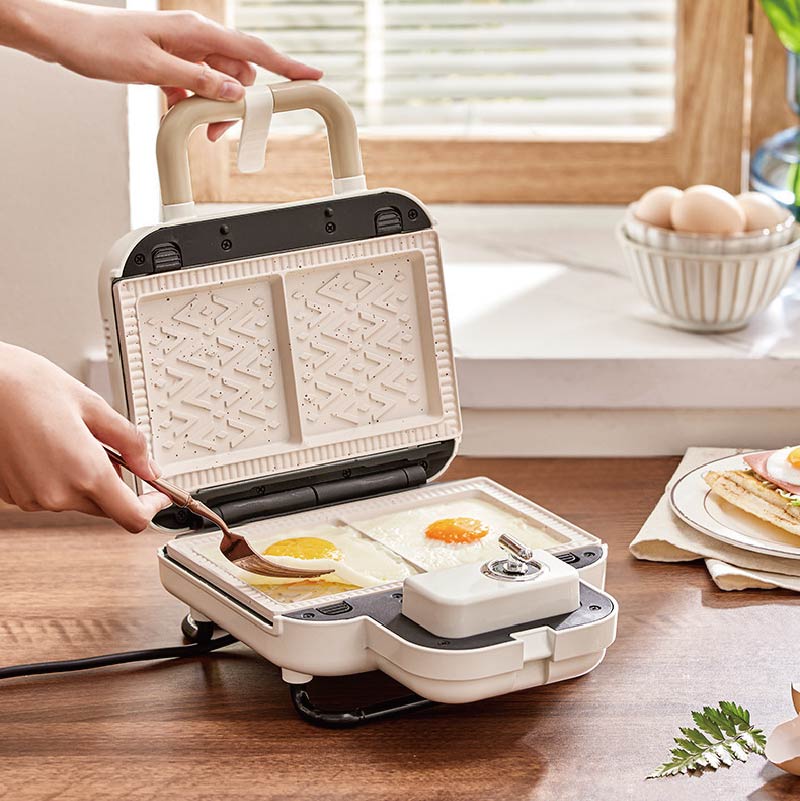 750W Electric Sandwich Maker M - огляд і ціна Mini Waffle Maker Machine