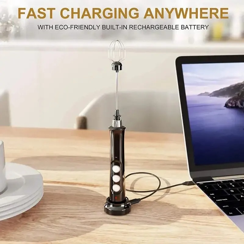 3 In 1 Electric Milk Frother R - огляд і ціна Electric Milk Frother Handheld