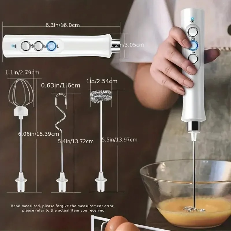 3 In 1 Electric Milk Frother R - огляд і ціна Electric Milk Frother Handheld