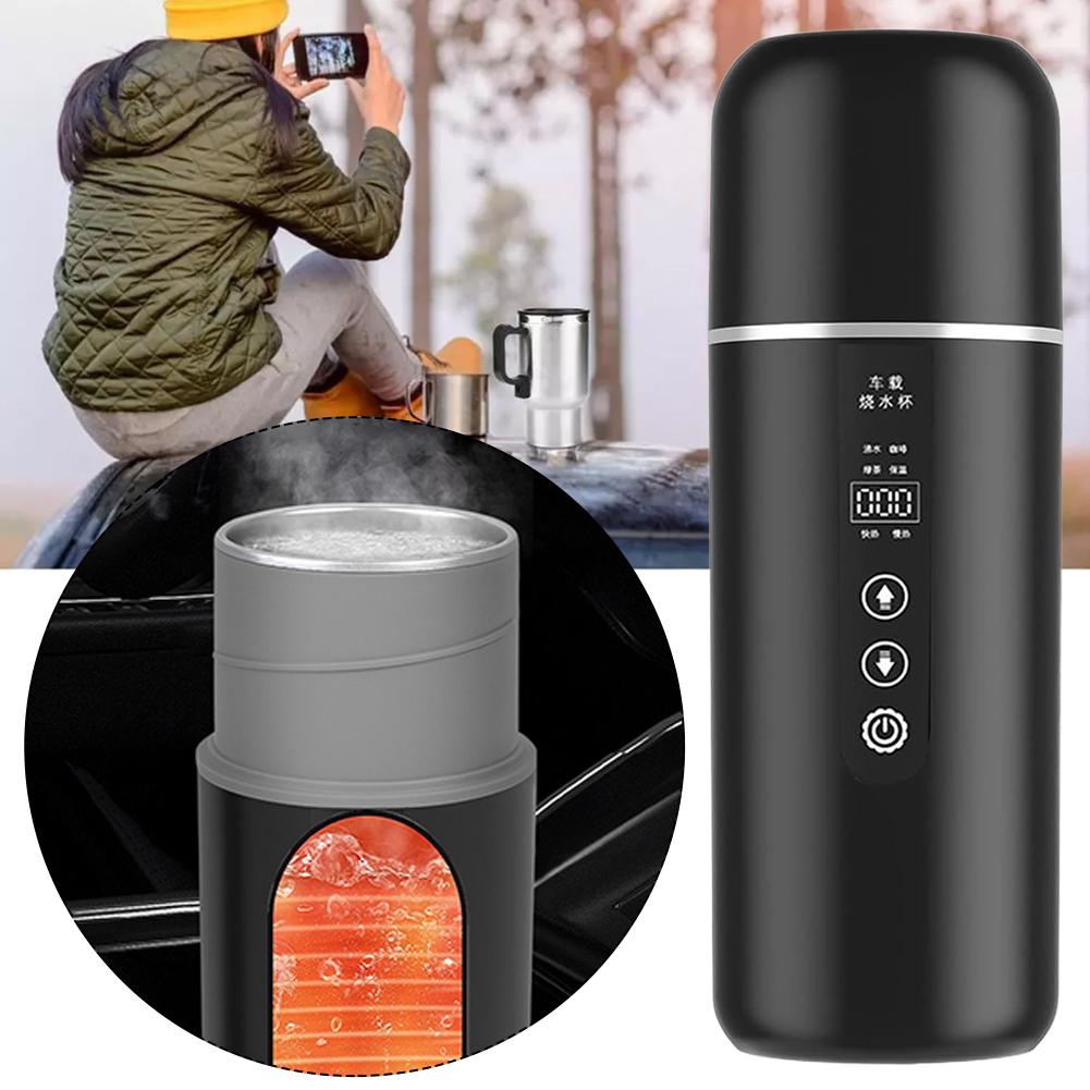 12V 24V Car Heating Cup Electr - огляд і ціна Electric Kettle Temperature Control